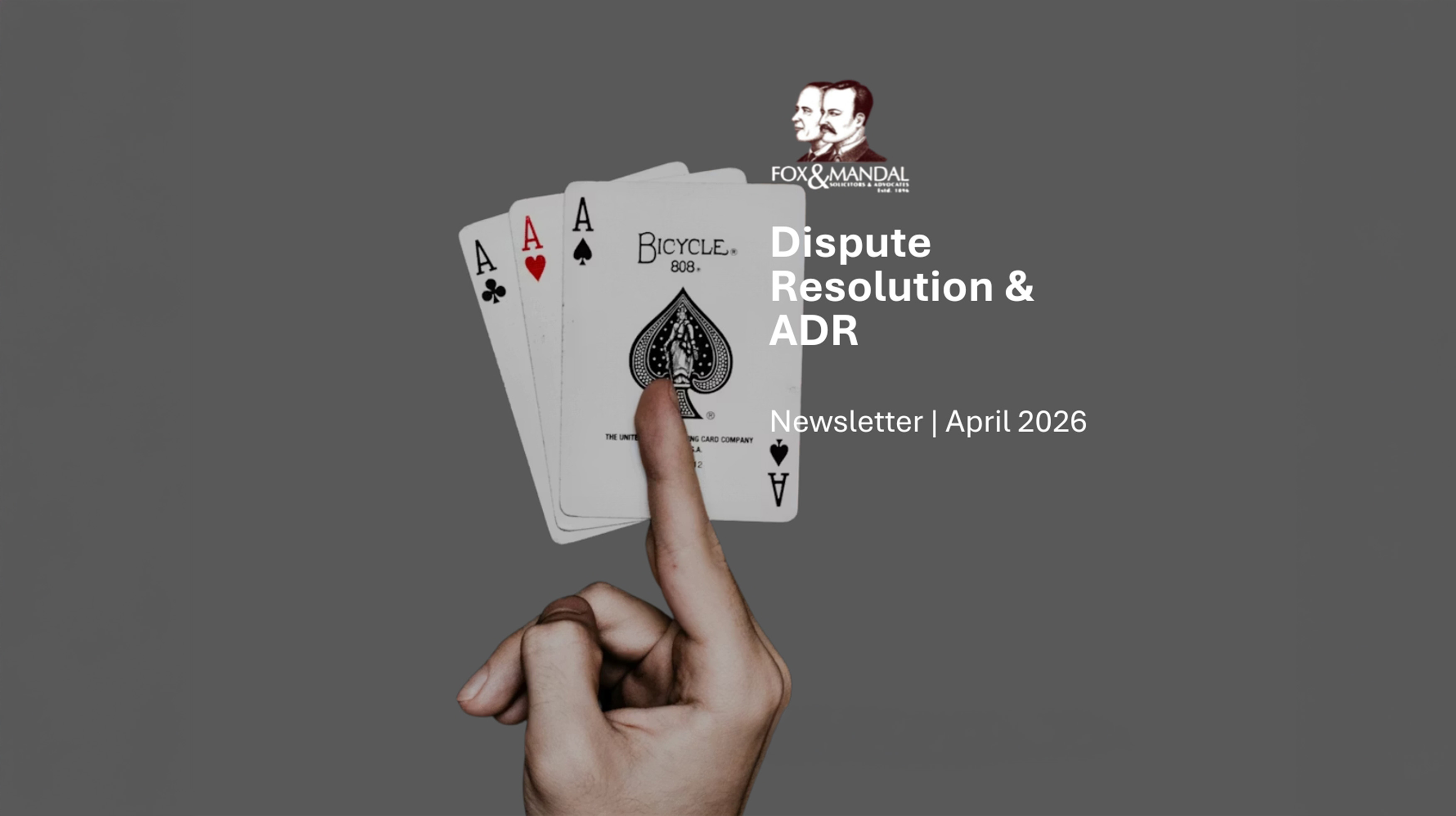 Dispute Resolution & ADR - Newsletter - April 2026