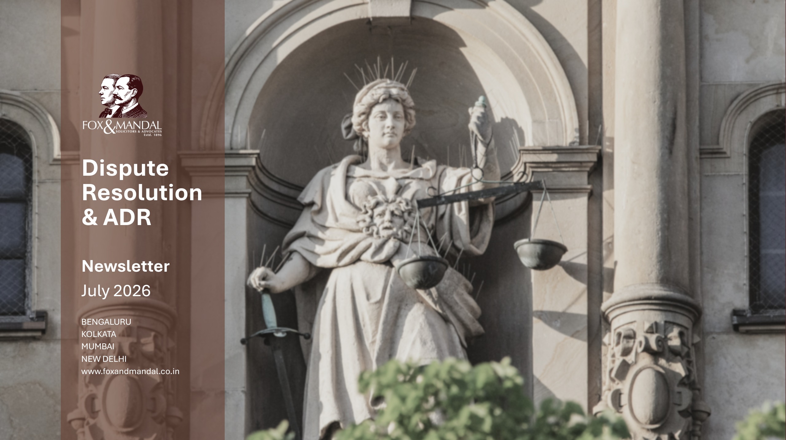 Dispute Resolution & ADR - Newsletter - July 2026